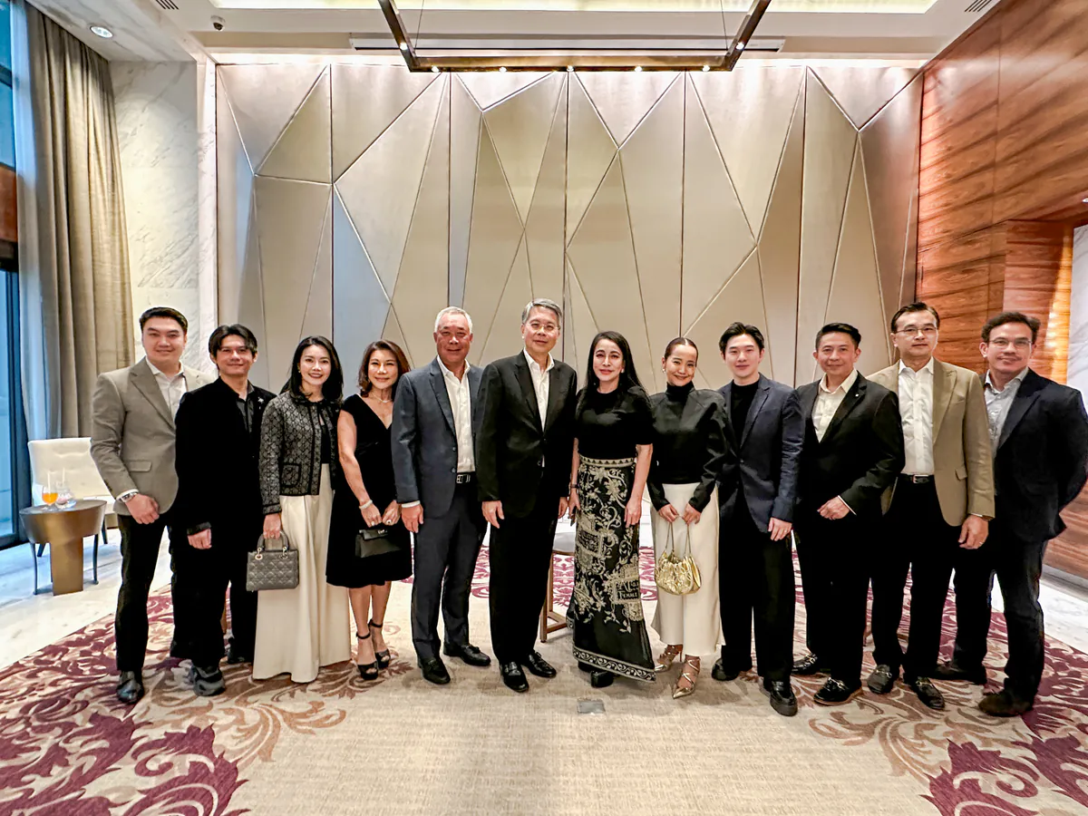 Dr. Waleerat with fellow attendees at Bvlgari's The Art of Timeless Value event in Bangkok