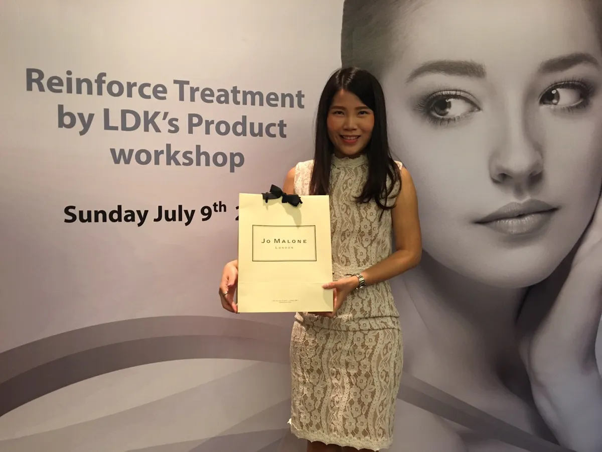 Dr. Waleerat at the Reinforce Treatment with LDK’s Product Workshop in Bangkok in 2017