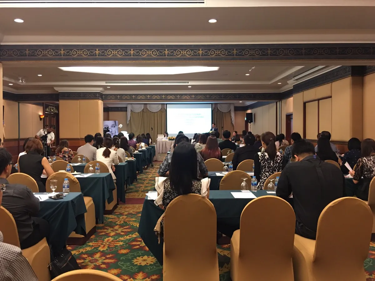 Audience attending the Reinforce Treatment with LDK’s Product Workshop in Bangkok in 2017